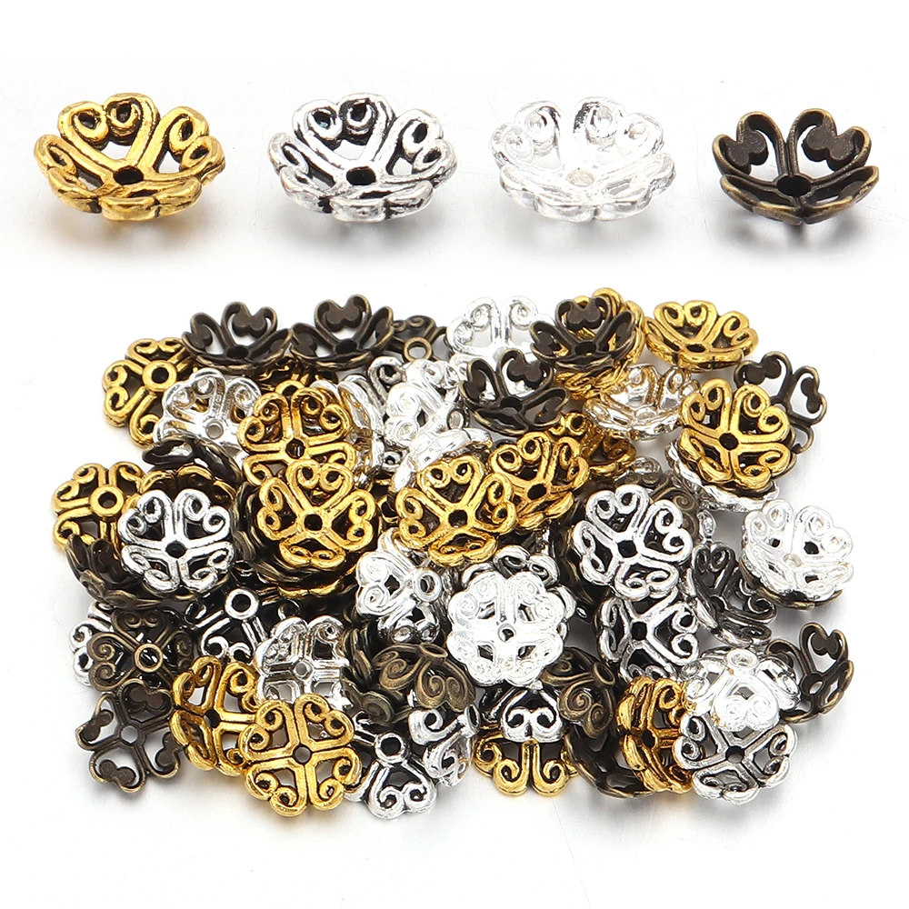 100 Stück 8mm Legierung Hohl-B – Bead Cap Flower Bewertung und Preis