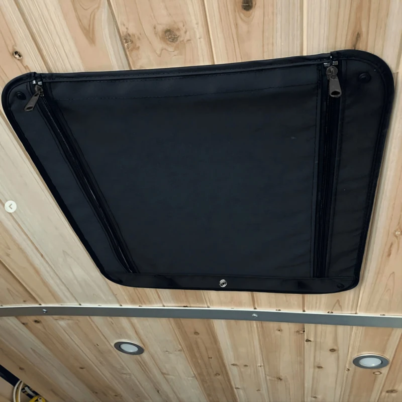 Motorhome For MaxxAir Vent Fan Insulating Blackout Shade Caravan Skylight Sunshade with Zippers RV Vent Accessory
