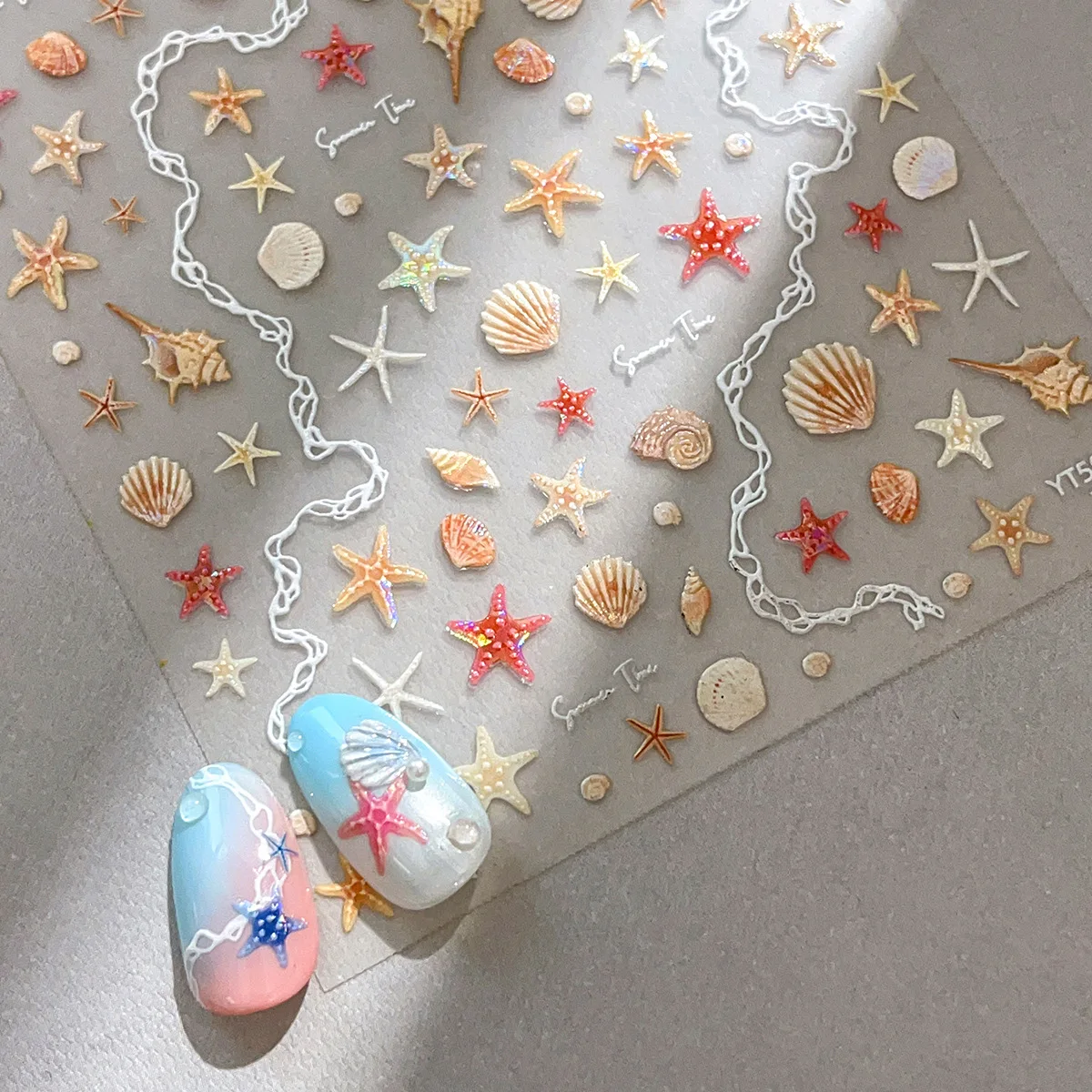 Stiker Kuku Cangkang Bintang L - Nail Art Zelda ulasan dan harga