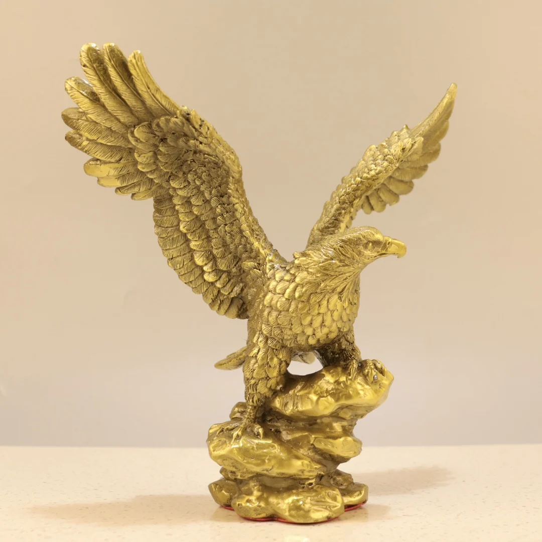 

Brass Eagle Figurine - Elegant Home Decor Piece Perfect Brass Decorative Accent for Family and Home Interiors