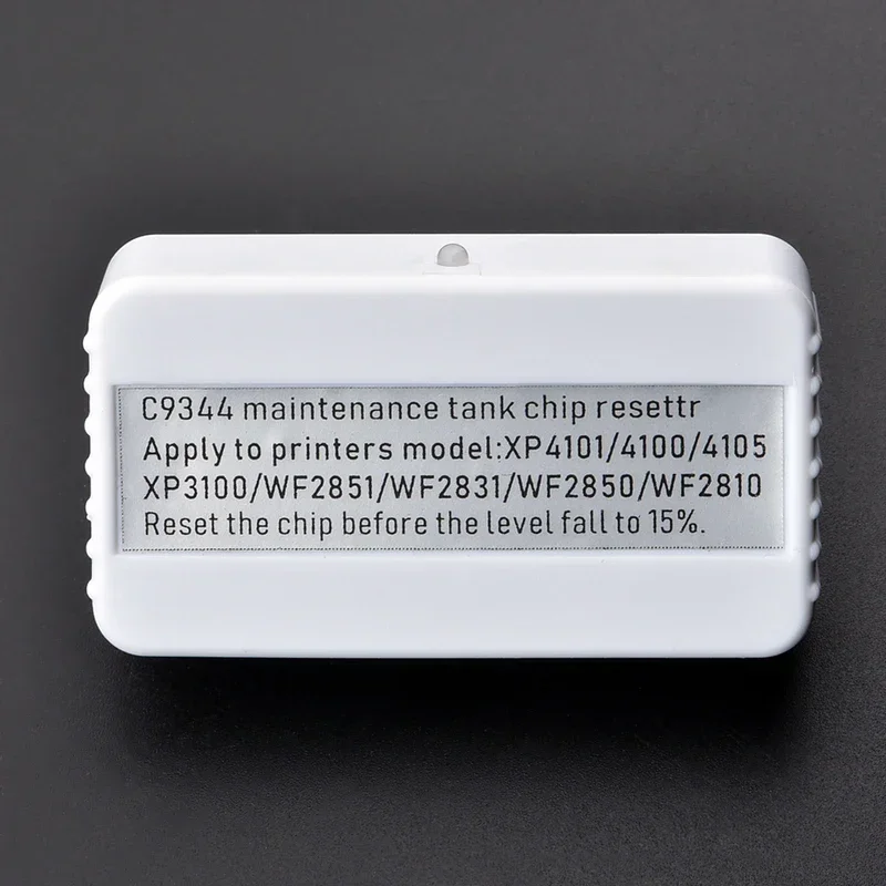 New C9344 Maintenance Box Chip Resetter For Epson WF-2810 2830 2850 2851 XP-4105 XP-2100 2101 3100 4100 4101 Printer