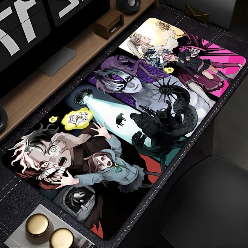 DAN DA DAN Mouse Pad Gaming Accessories Office Gamer Keyboard Desk Mat Non-Slip Laptop ground mat Large PC carpet Mousepad Anime