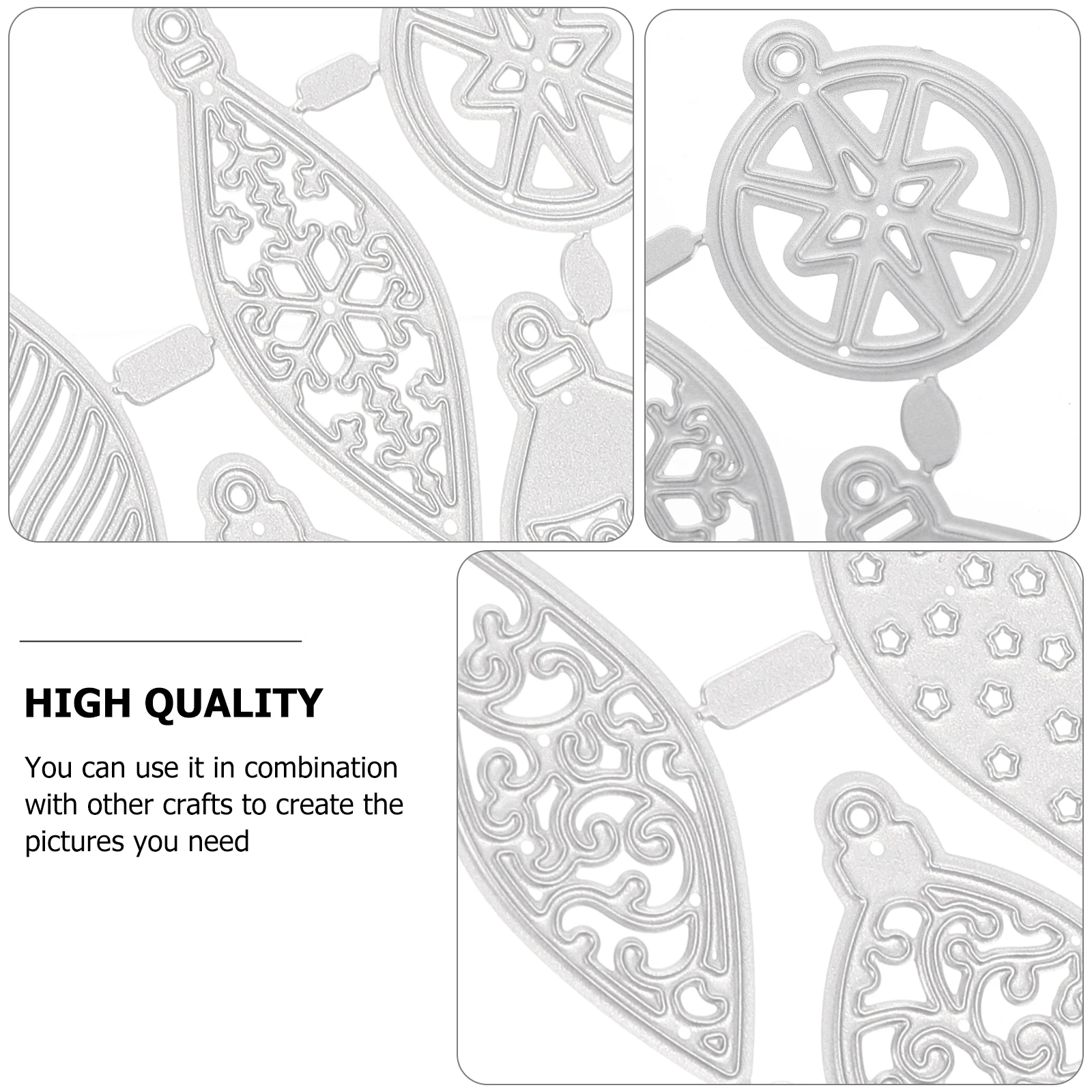 

14 Pcs Snowflake Knife Mold Cutting Dies Template Christmas DIY Cuts for Paper Cards Tree