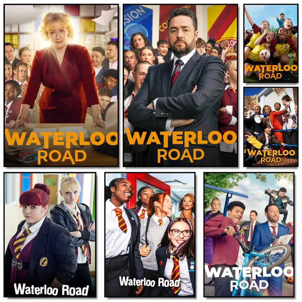 tv series W-Waterloo Road-D Poster Removable Wall Sticker for Home Cafe Bar Office Interior Decor
