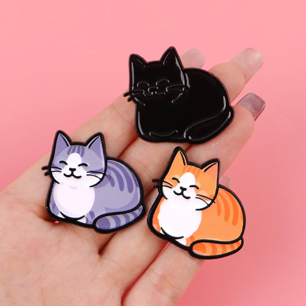 Pet Cat Cute Brooch Badge Clothing Backpack Accessories Brooch Fashion Badge Clothing Bags Accessories Unisex Student Badges