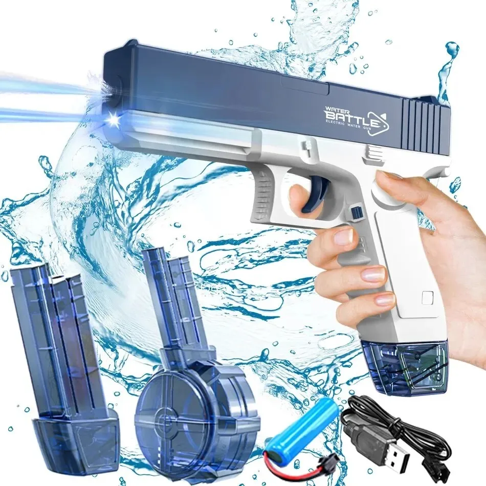 Electric Water Gun Toys Summer Outdoor Beach Water Rifle Electric Guns Fun Firing Swimming Pool Adult Boys Shooting Game Toy