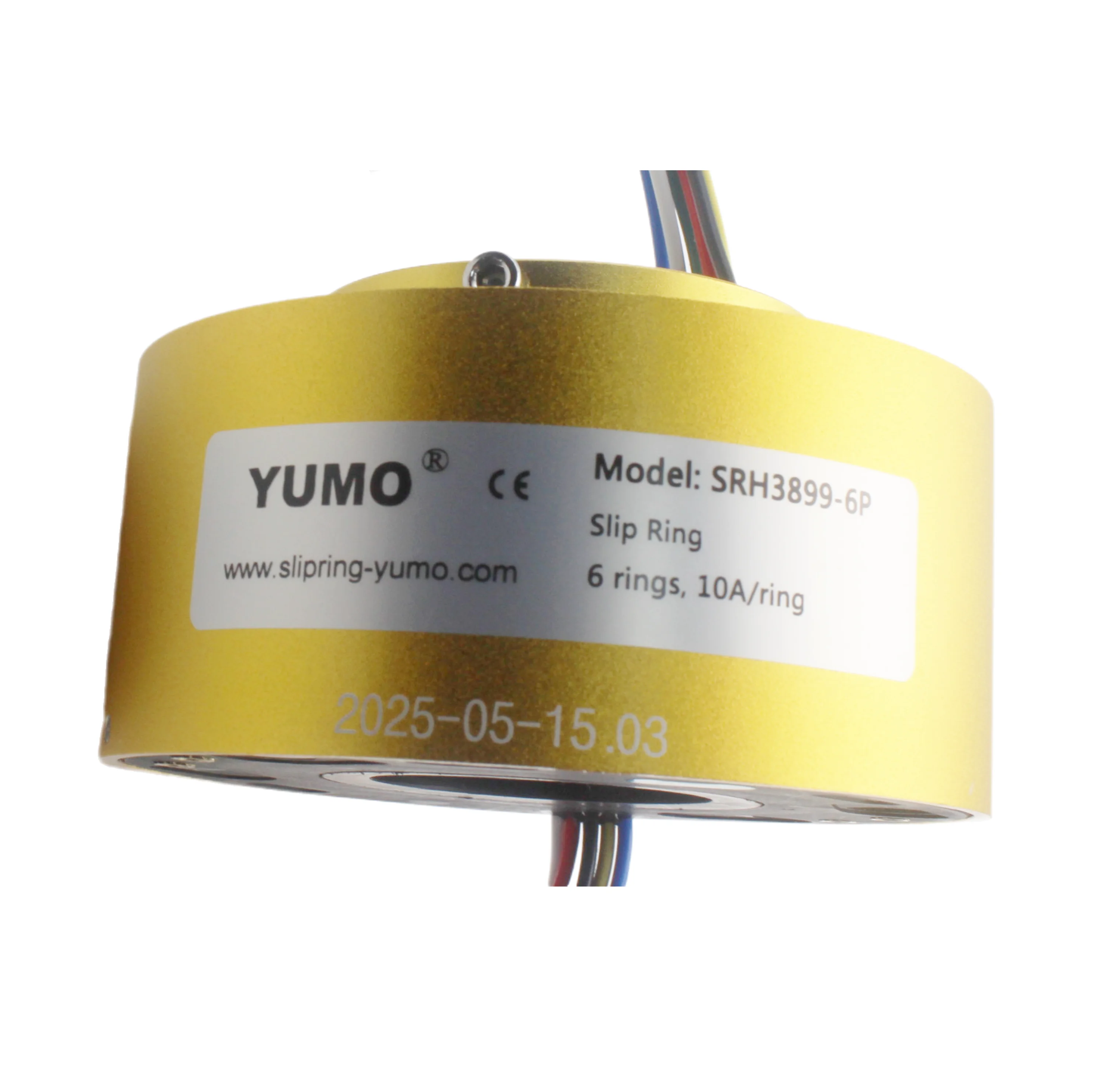 SRH3899-6P 6 Circuit Alternator Rotating Electrical Swivel Slip Motor Slip Ring High Electrical Contacts Contact Materials