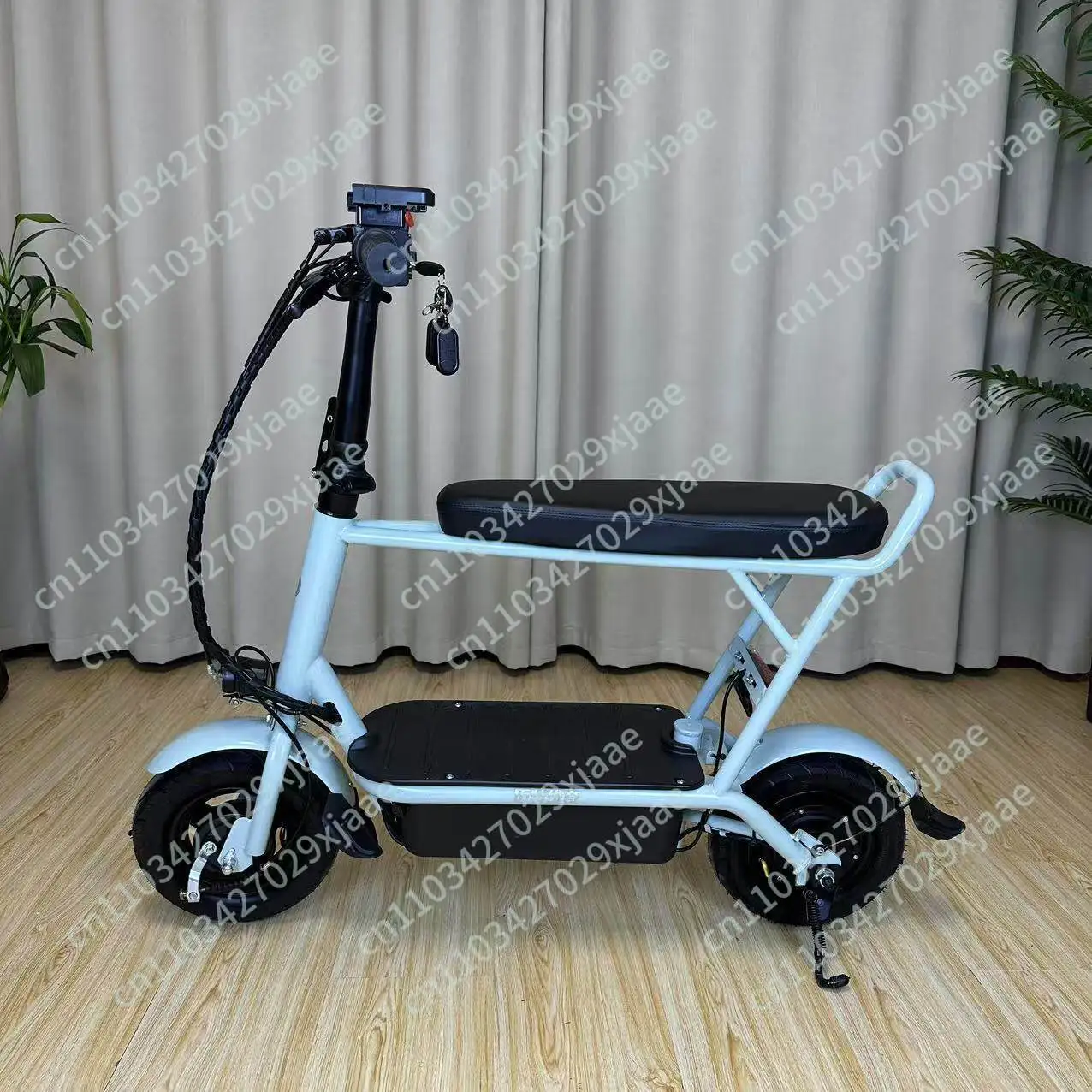 Electric car with baby scooter ultra-light adult portable scooter mini mount two-wheeled small