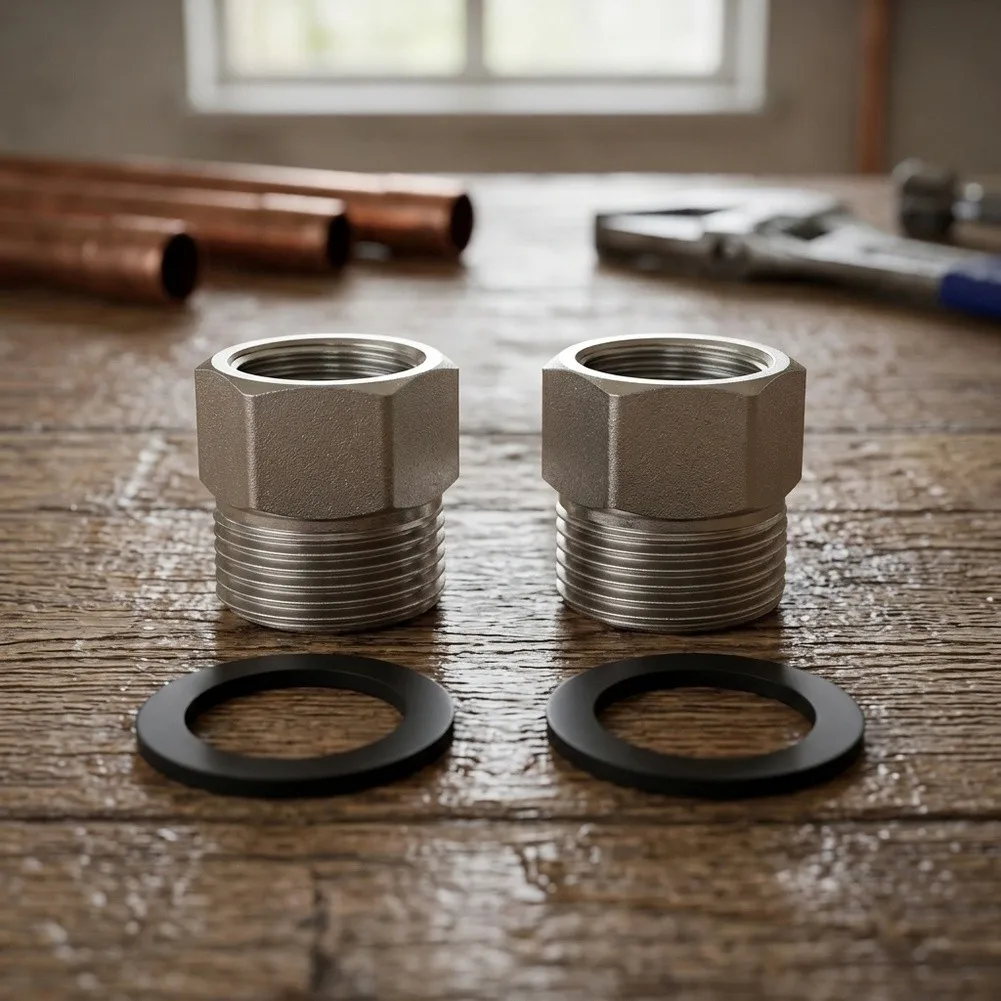 3/8 Female to 1/2 Male Brass Threaded For pipe Connector Joint for Secure Plumbing and Water Inlet For pipe Connection