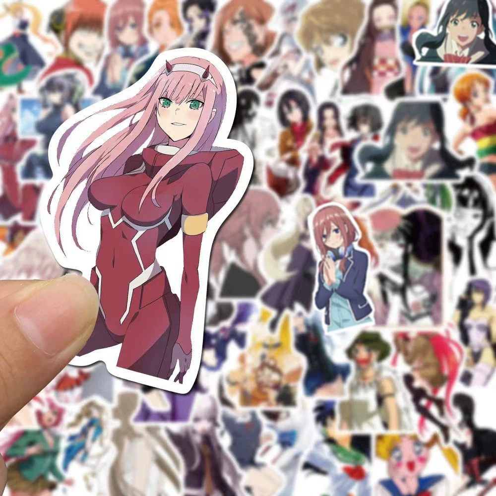 

10/30/50pcs Cute Mixed Anime Character Girls Stickers Cartoon Graffiti Decals DIY Water Bottle Laptop Phone Sticker Decoration