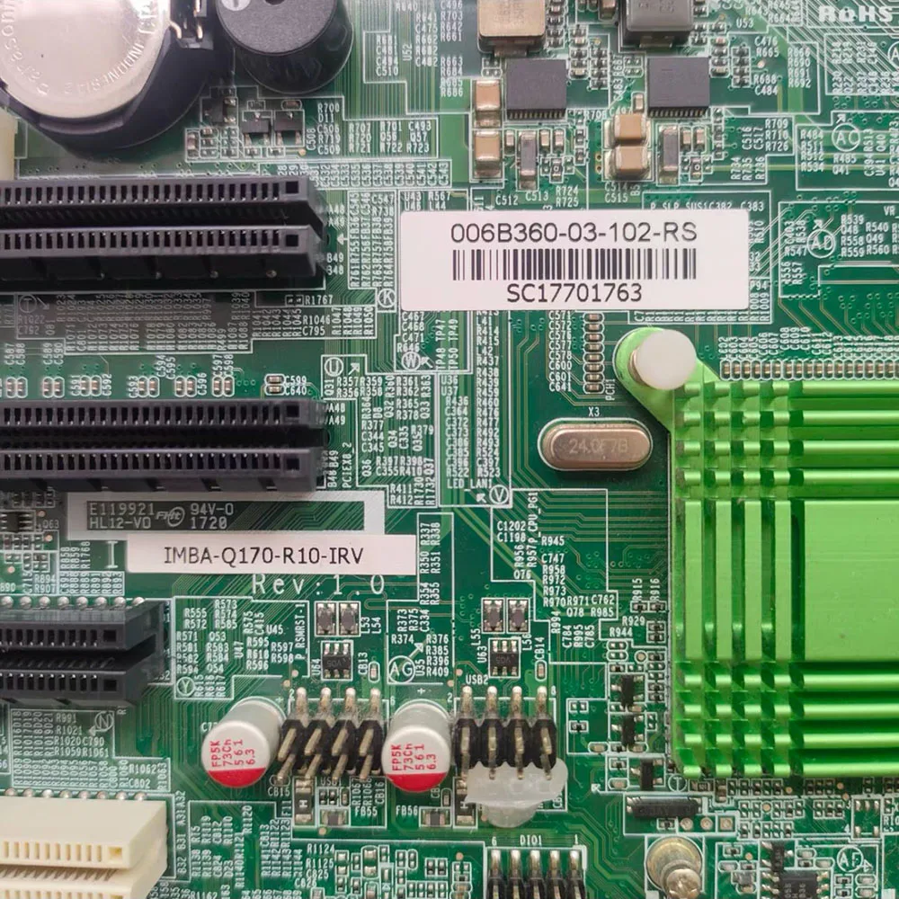 

High QualityIMBA-Q170-R10-IRV Rev1.0 For IEI industrial control computer motherboard dual network port