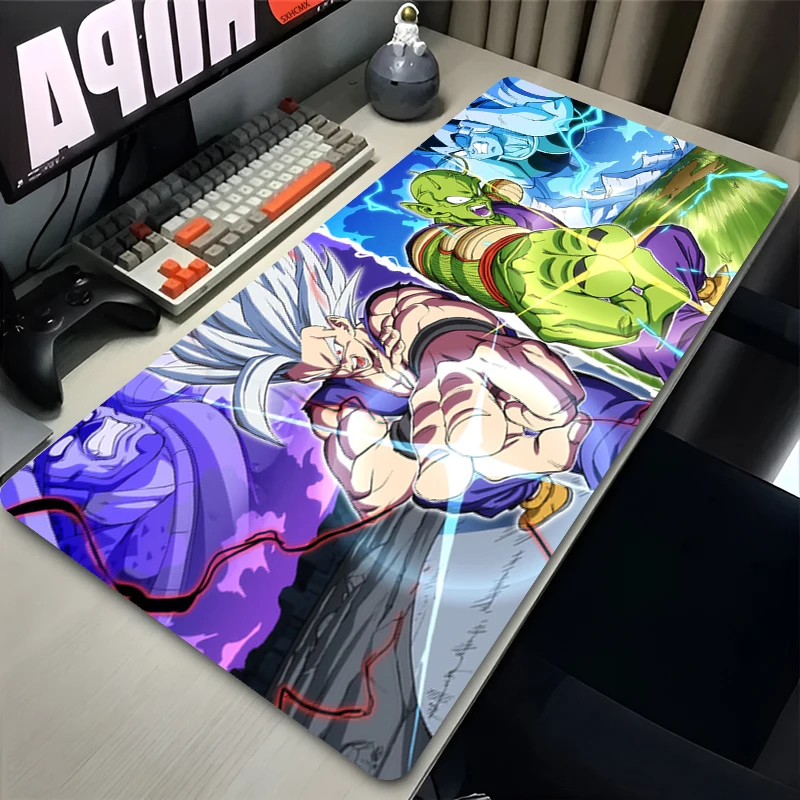 Mauspad, Anime Dragon Ball Son Gohan, HD-Druck, Computerzubehör, rutschfester Mauspad mit Verriegelungskante, PC-Gamer-Tastatur, Schreibtischunterlage