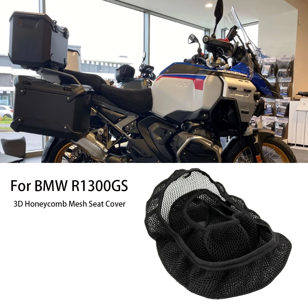 

For BMW R1300GS Adventure Seat Cover Motorcycle 3D Airflow Seat Cover R1300 GS ADV R1300GSA ADV1300 3D Honeycomb Mesh Seat Cover