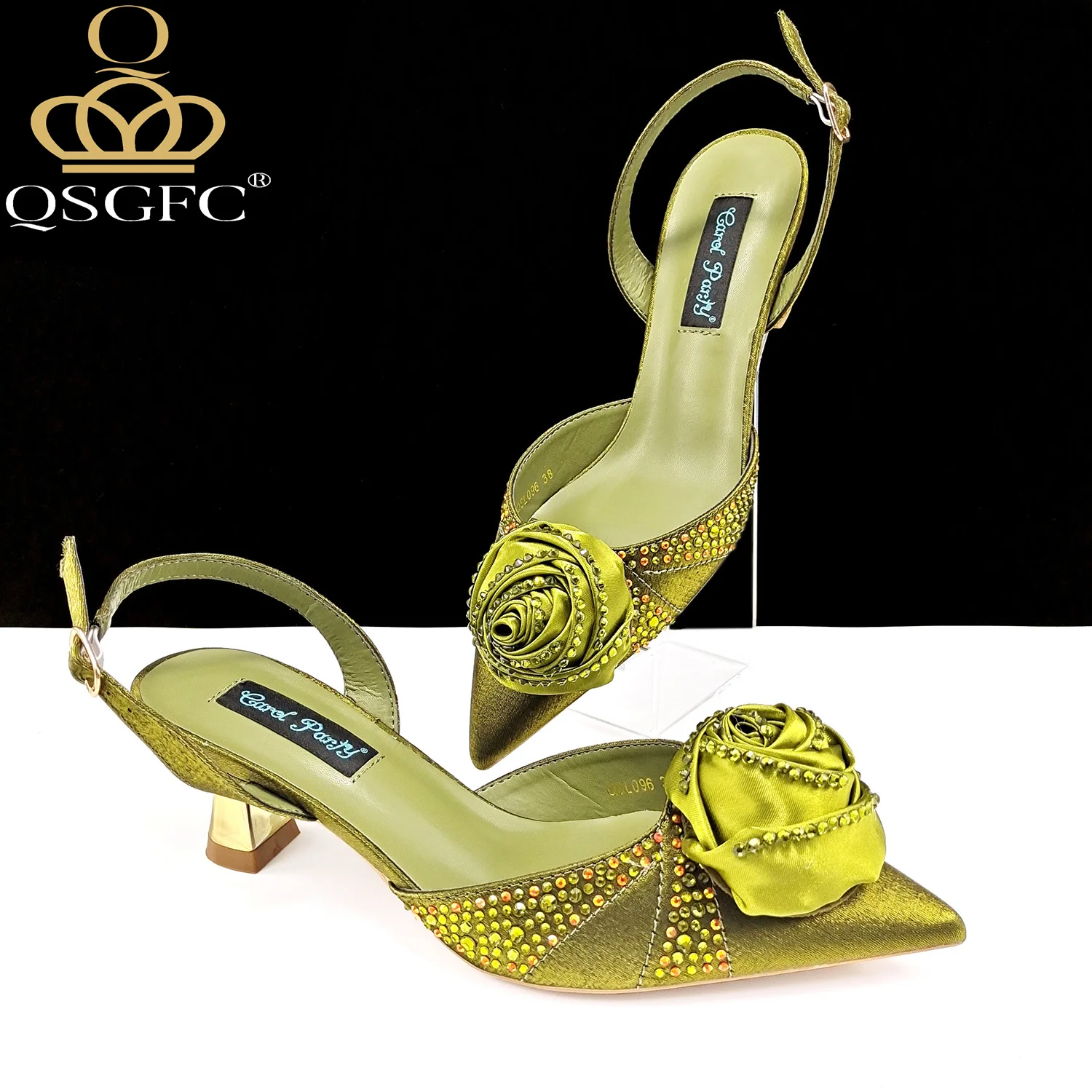 High Quality Women's Pumps Handmade Flowers Fashion Design For Nigeria Wedding Party Ladies Shoes