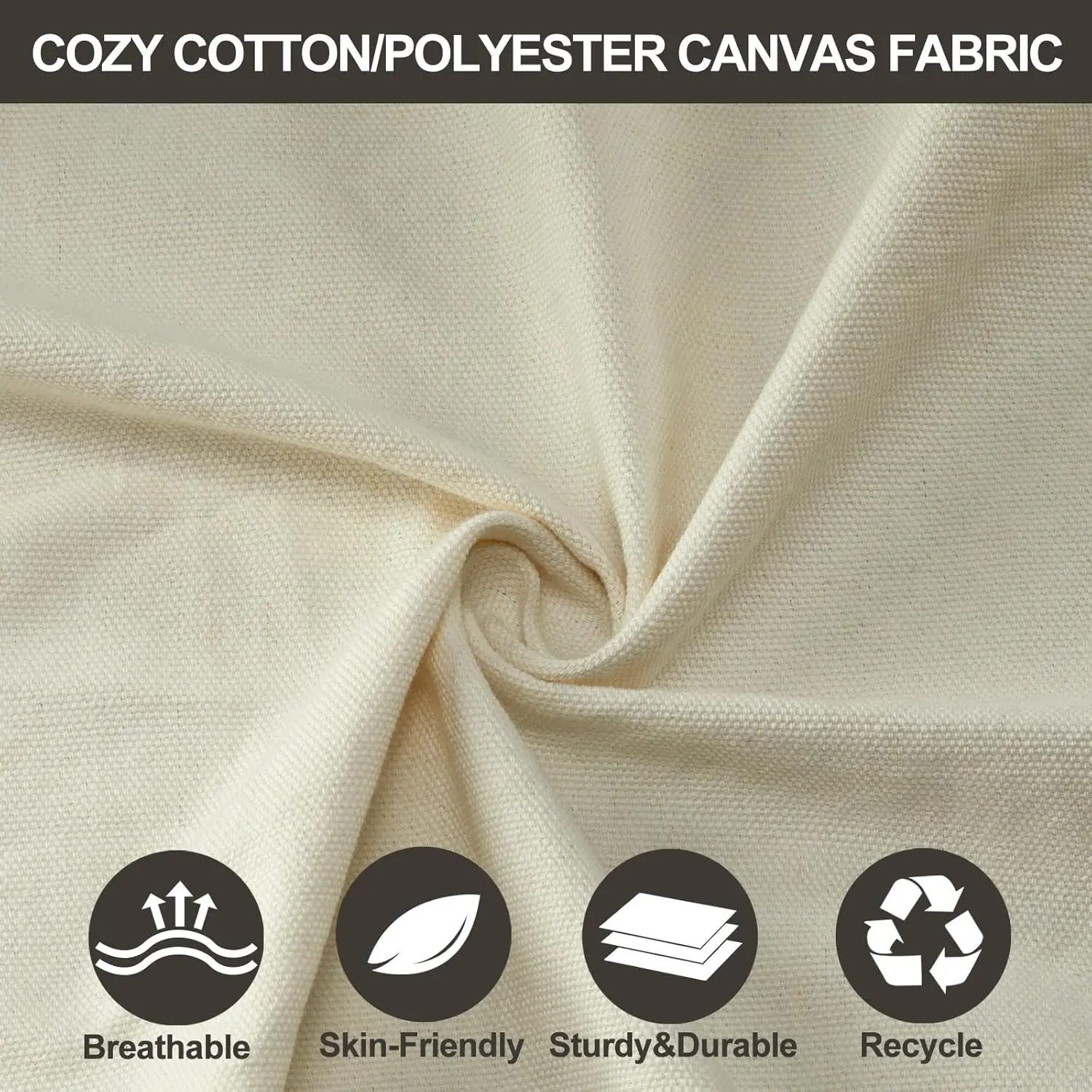 Extra Large Double Hammock with Tree Straps, 94x63IN for Two, 450lbs Capacity, Soft Cotton Fabric - Natural White