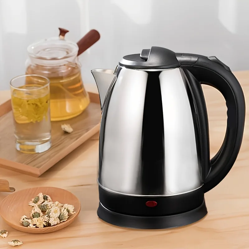 2L Food-grade Stainless Steel Electric Kettle Fast Boiling Hot Water Heater, Multi-purpose Teapot for Coffee, Beverage Daily Use