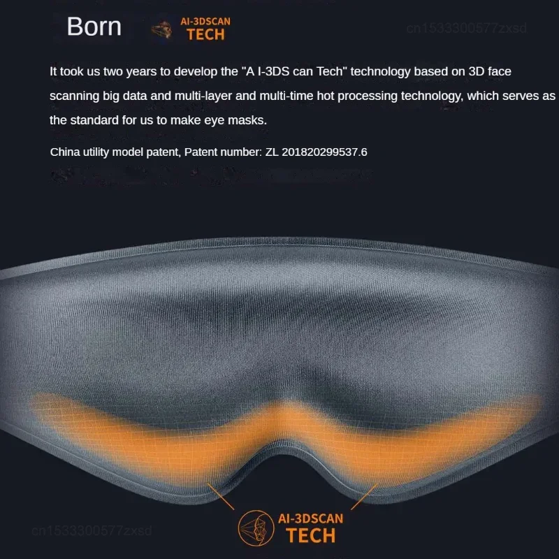 Antifaz para Dormir Dreamlight 3D con Sombreado Completo, Antifaz Relajante para Bloquear la Luz, Ayuda para Dormir, Antifaz de Viaje