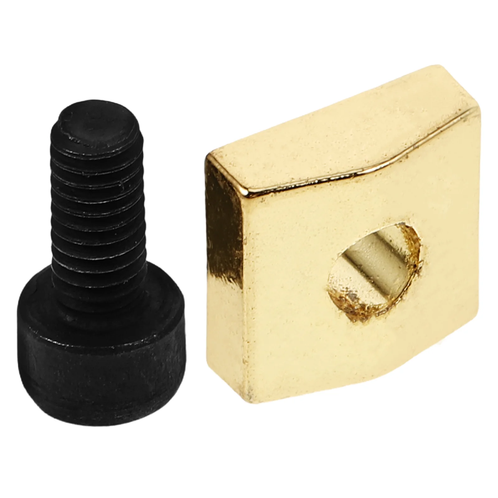 

Guitar String Retainer Zinc Alloy Double Shake Locking Nut Stable Tuning Easy Installation Guitar Parts Bass String Retainer