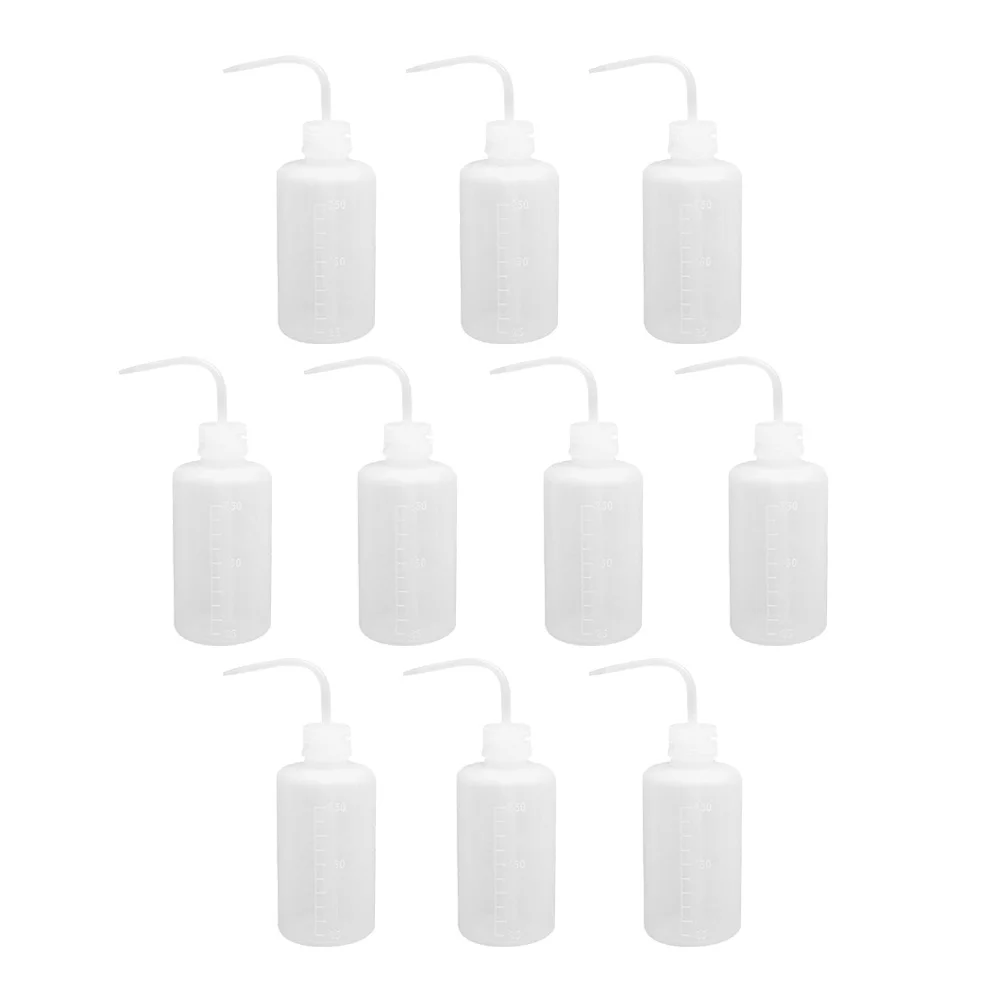 10 Pcs Pointed Watering Bottle Gardening Tool Mouth Bottles Squeeze Empty Container Plastic Wash