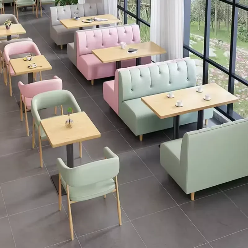 Custom Modern Restaurant Furniture Set Multi-functional Durable Dining Room Cafe Chair Table Set