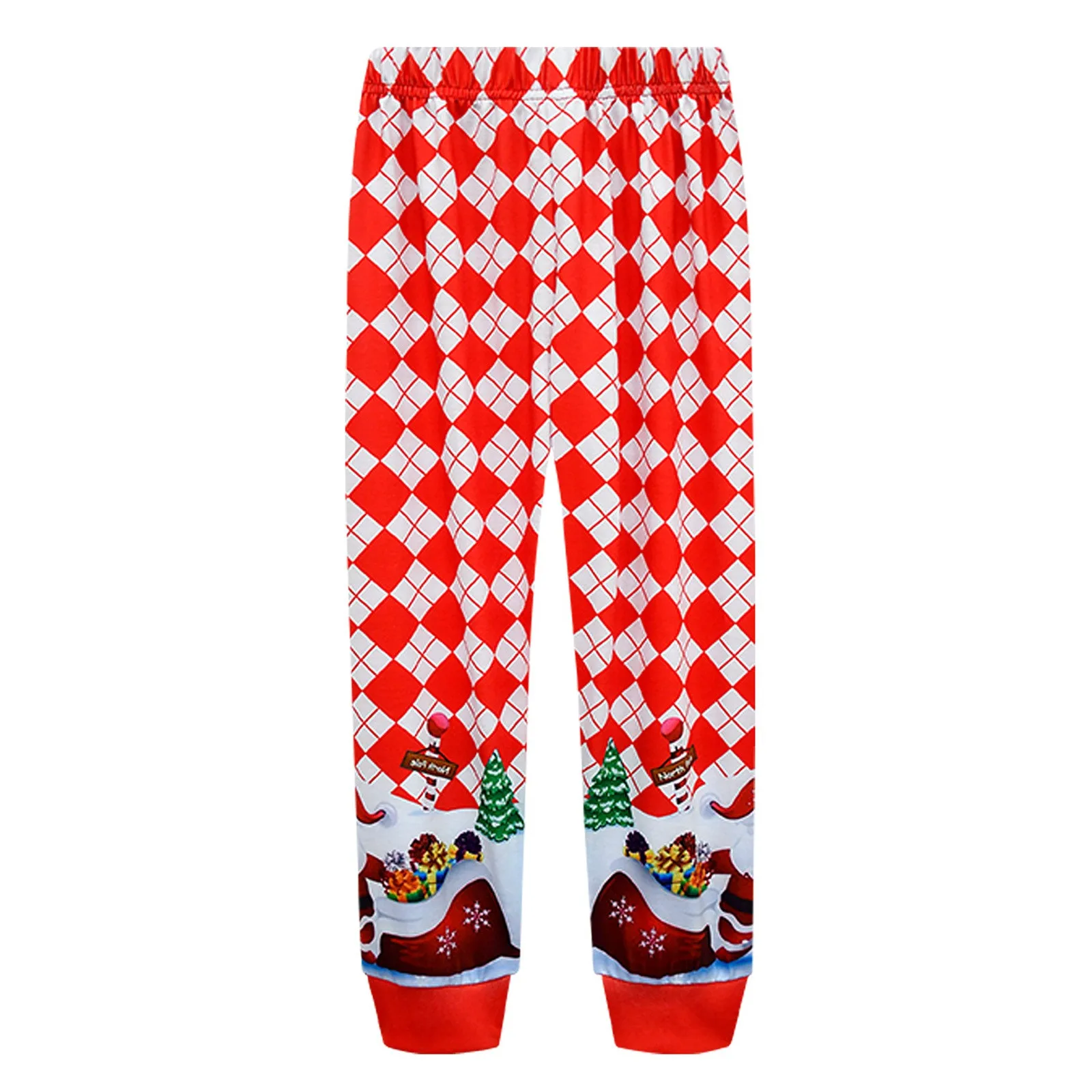 Pajamas set For Christmas Santa Claus Clothes Long Sleeve Set Kids Boy Outfit Clothing Suit Sleepwear Autumn Girls Pyjama Pants