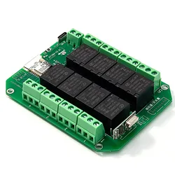 Interruptor inteligente Tuya Zigbee con WIFI, 8 canales, DC 7-27V, AC85-250V, Motor de cortina de iluminación, puerta de garaje, Control inalámbrico, funciona con Alexa