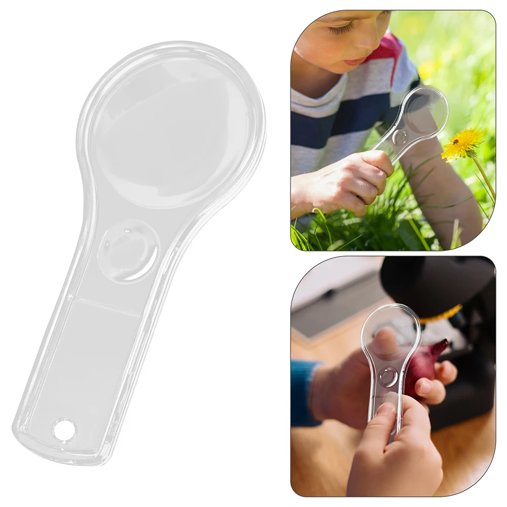 

8Pcs Mini Handheld Magnifying Glass 5X 10X Portable Magnifier Reading Magnifying Glass for Kids Seniors Classroom Home Use