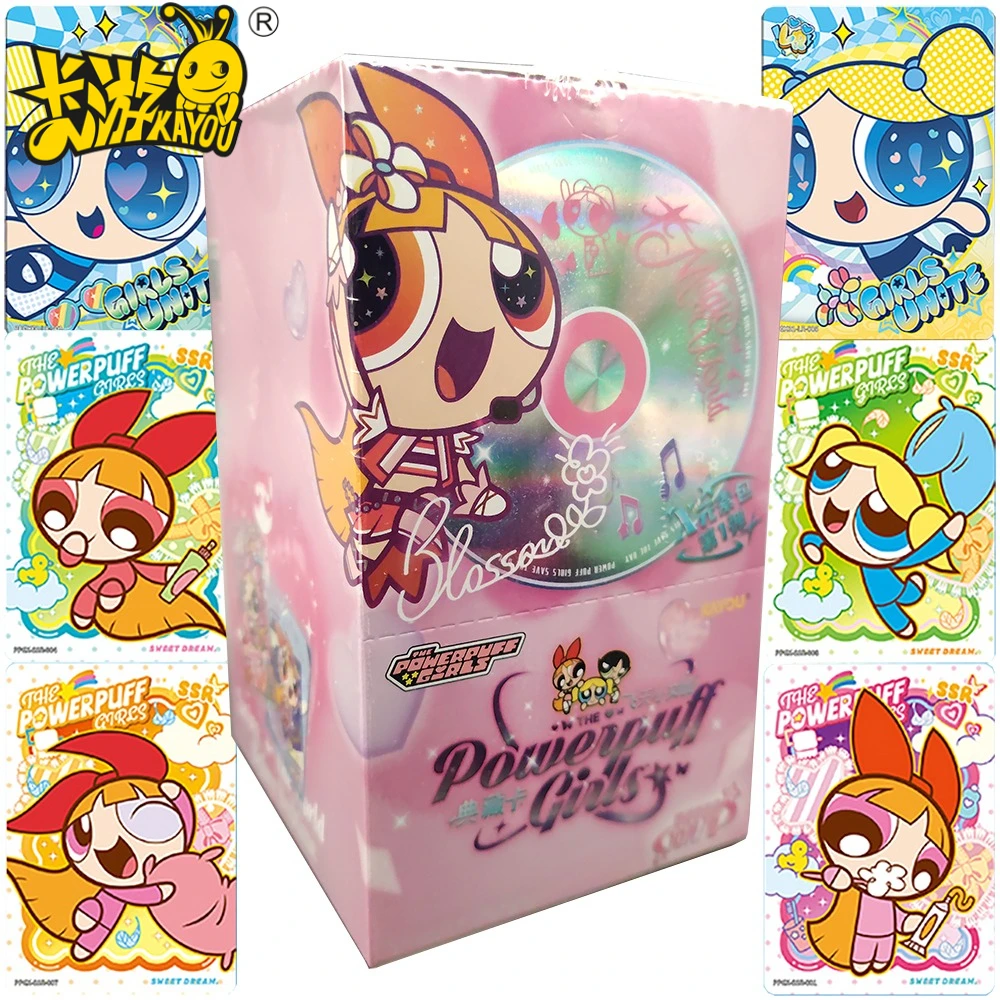 

Genuine Kayou The Powerpuff Girls Collection Card Children's Like Cute Cartoon Star Limited Edition Character Card Funny Gifts