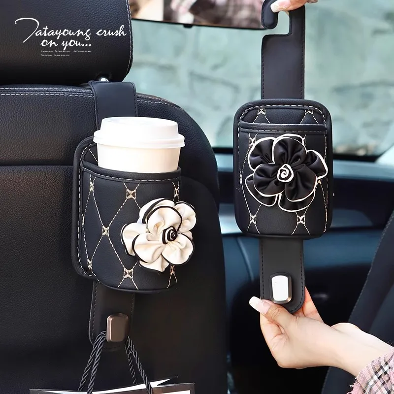 

Car Cup Holder Multifunctional Storage Car Seat Back Row Hook Storage Car Interior Decoration High-end Feeling