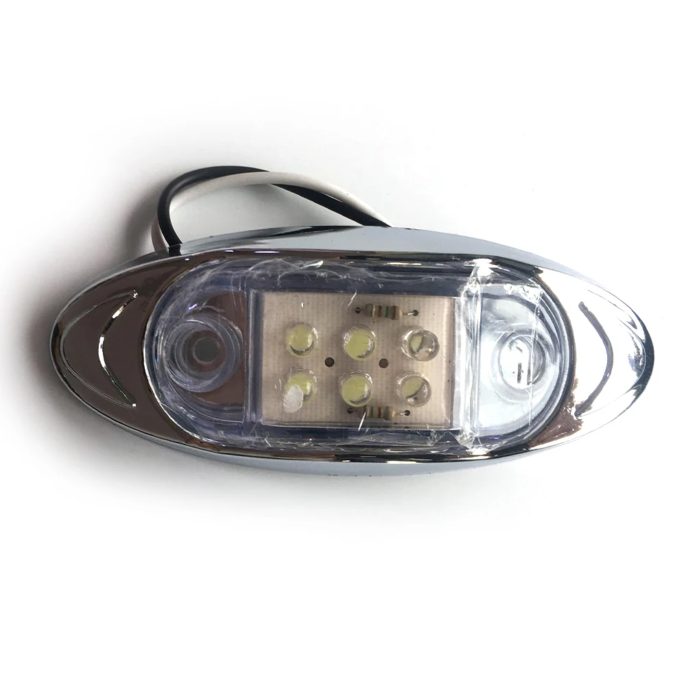 Luz lateral do carro do brilho alto durável, 24V, universal, caminhão, reboque, camião, acessórios do carro