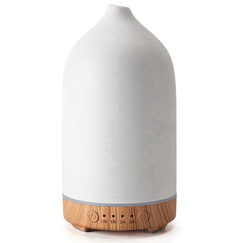 250ML Aromatherapy Essential Oil Diffuser Air Humidifier Cool With 7 Color LED Lights Ceramic Diffuser For Home