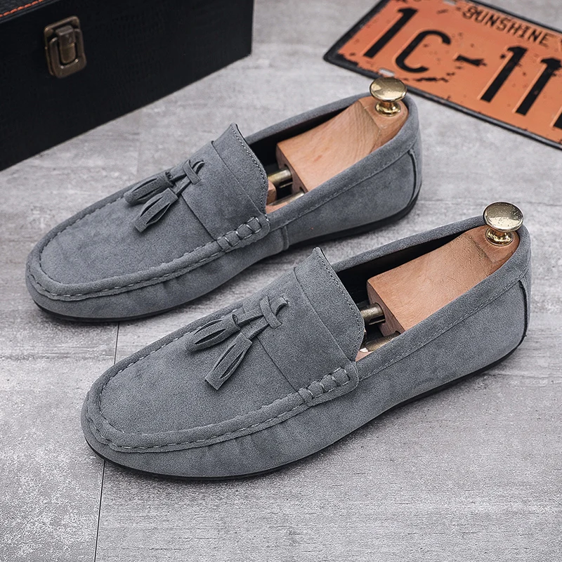 

Men's Casual Leather Shoes Soft Leather Shoes Pointed Soles Versatile Walking Comfortable Shoes for Spring and Autumn Seasons