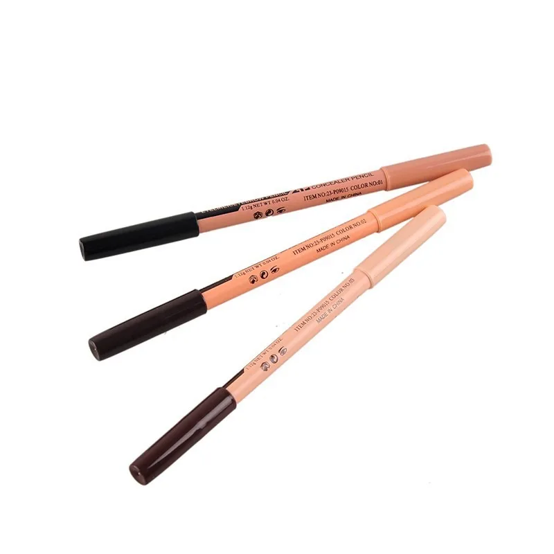 Delineador à prova d'água de cabeça dupla, delineador preto + corretivo em gel, caneta delineadora, maquiagem, beleza dos olhos, cosméticos profissionais de duração