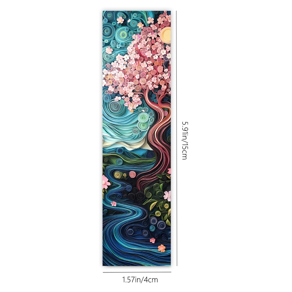 32pcs, Abstract Art Bookmarks, Back-to-School Season, Christmas, Halloween, Teachers, Suitable for Readers and Birthday Gifts.