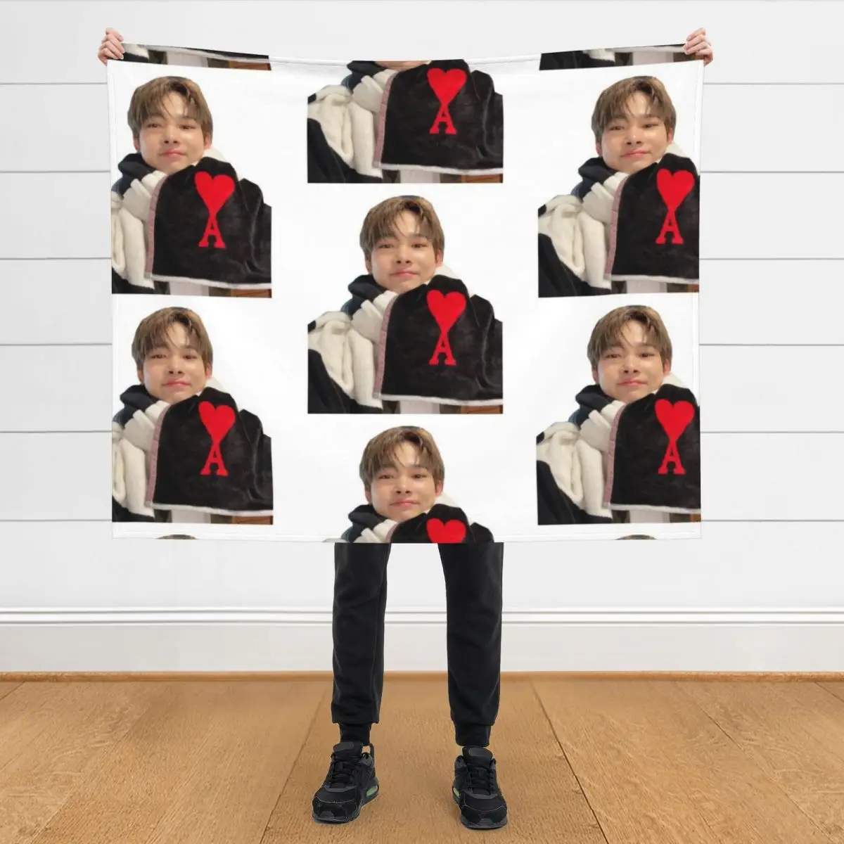 

Ni-ki Ami Coat Throw Blanket Hairy decorative Nap Retros Blankets