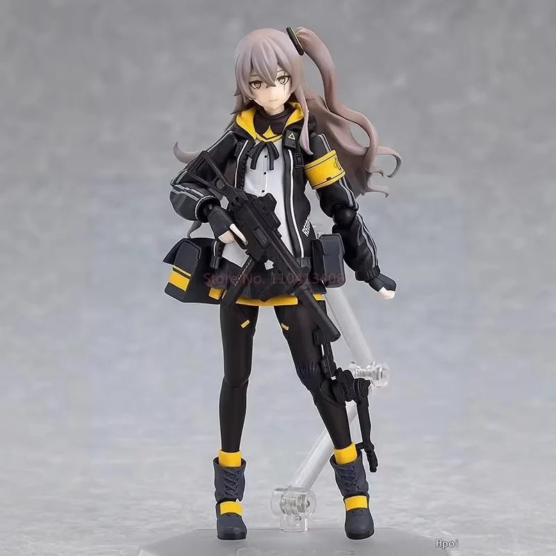 Beautiful Girl Series Figma Girl Frontline Ump45 Mobile Face Changing Model Ornament Box Set Handmade Birthday Gift Gifts Toy