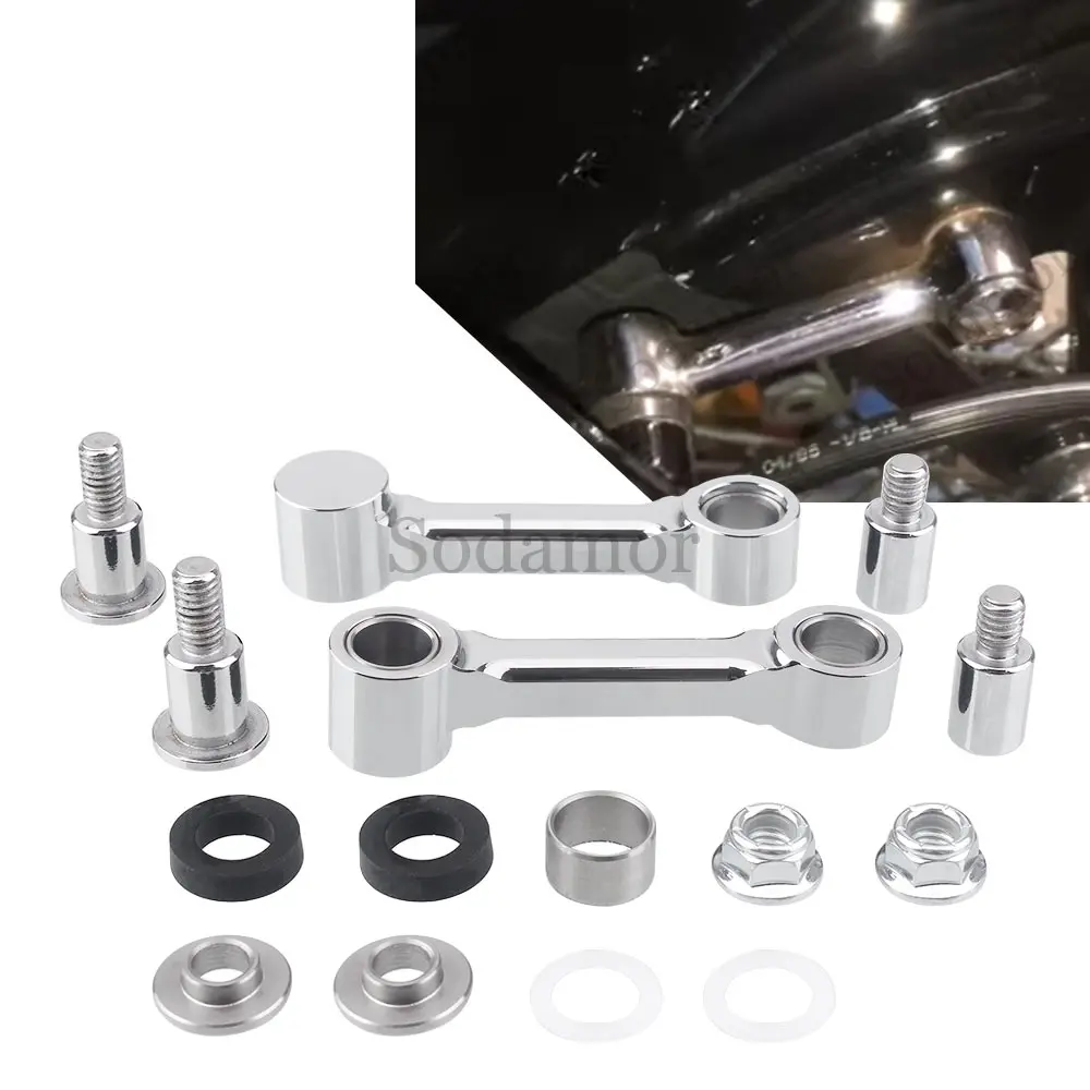 1 Pair Fender Mount Bracket With Necessary Hardwaree Aluminum For Harley Davidson 1993 - 2006 Softail springer FXSTS Motorcycle