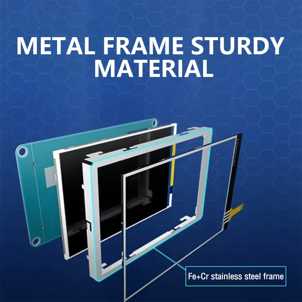 2,4-Zoll 320x240 Smart-LCD-Bildschirm-Displaymodul, ultradünn, SPI-Schnittstelle, Touch-Funktion, abgerundete Ecken für Elektronik – Detail 7