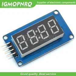 Tubo Digital rojo, módulo de pantalla LED y reloj LED, IGMOPNRQ, TM1637, 4 Bits, 1 ud.