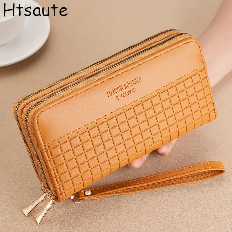 

PU Leather Ladies Wallet Long Multi-card Card Holders Bag Top Layer Zipper Purses Pouch Women's Long Wallet carteras mujer
