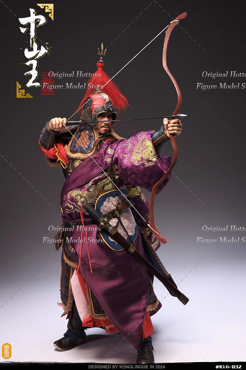 KLG-R032 1/6 Scale Male Soldier Xu Da The Ming Dynasty Founding Father  Full Set 12-inches Action Figure Model Collection