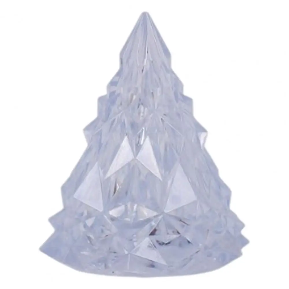 Warm Light Eco-friendly -shaped Acrylic Night Light Statue for Bedside Room Decor Led Table Lamp Christmas Gift for Women Unique