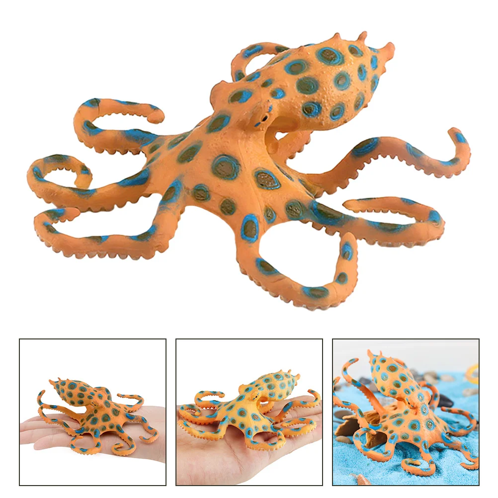 Simulated Octopus Model Marine Animal Artificial Ornament Small Decoration Child