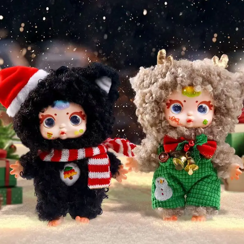 جديد ملم الحليب الحلوى صندوق أعمى عيد الميلاد سلسلة الفينيل صندوق أعمى مجيء كاليندا صناديق دمية العصرية اللعب حلية عدة نموذج دمية أفخم