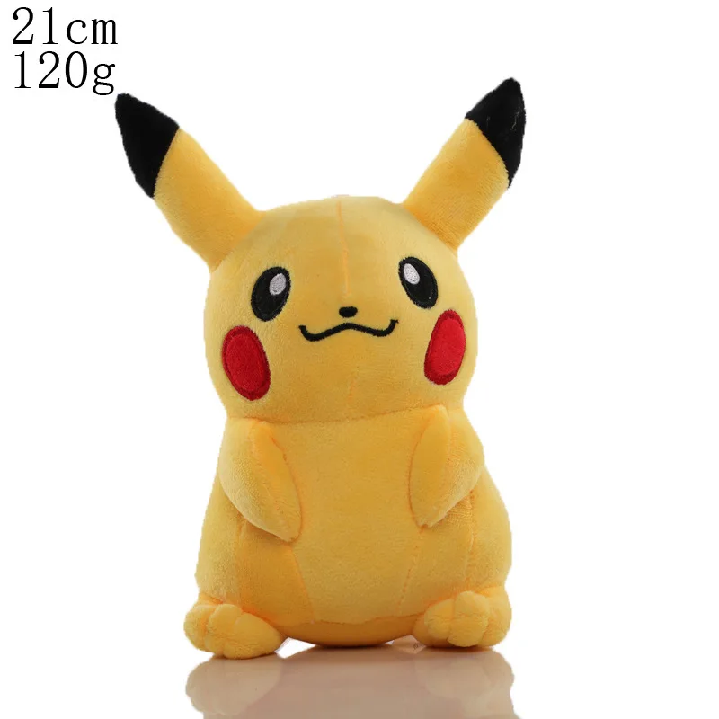20-22CM Pokemon Pikachu Plush Doll Toy Anime Kawaii Squirtle Charmander Bulbasaur Stuffed Toys Cartoon Children Birthday Gift
