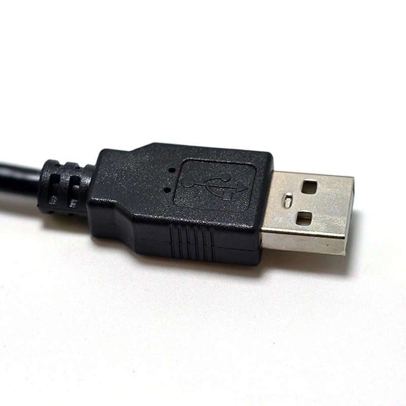 1PCS Car Dashboard Flush Mount Line USB 2.0 Port Panel Extension Cable Male to Female Socket Good Plastic Adapter