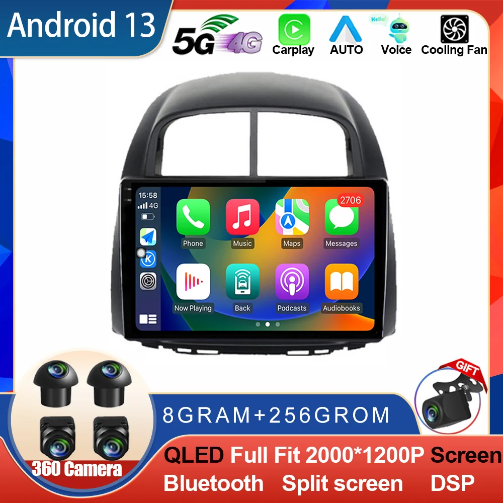 Android 14 For Toyota Passo Daihatsu 2006 2007 2008-2011 4G Car Multimedia GPS 2din autoradio13 Wireless CarPlay Auto Radio