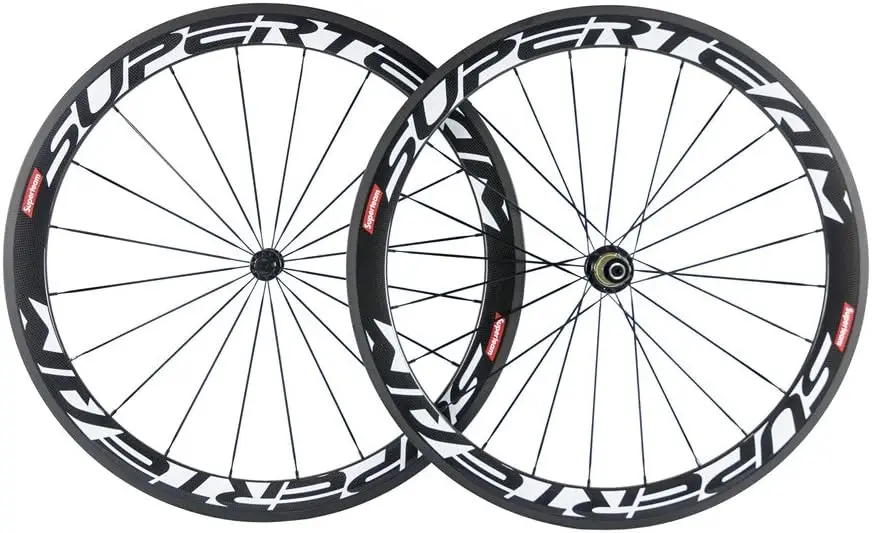 Carbon Fiber Road Bike Wheels 700C 50mm Matte 23 Width