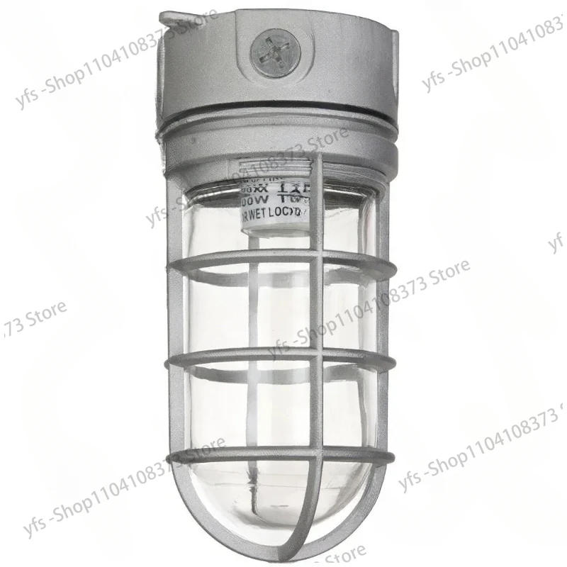 

Professional E27 Watt Jelly Jar Vapor Proof Vandal Proof Outdoor Fixture, Metallic Finish Clear Glass