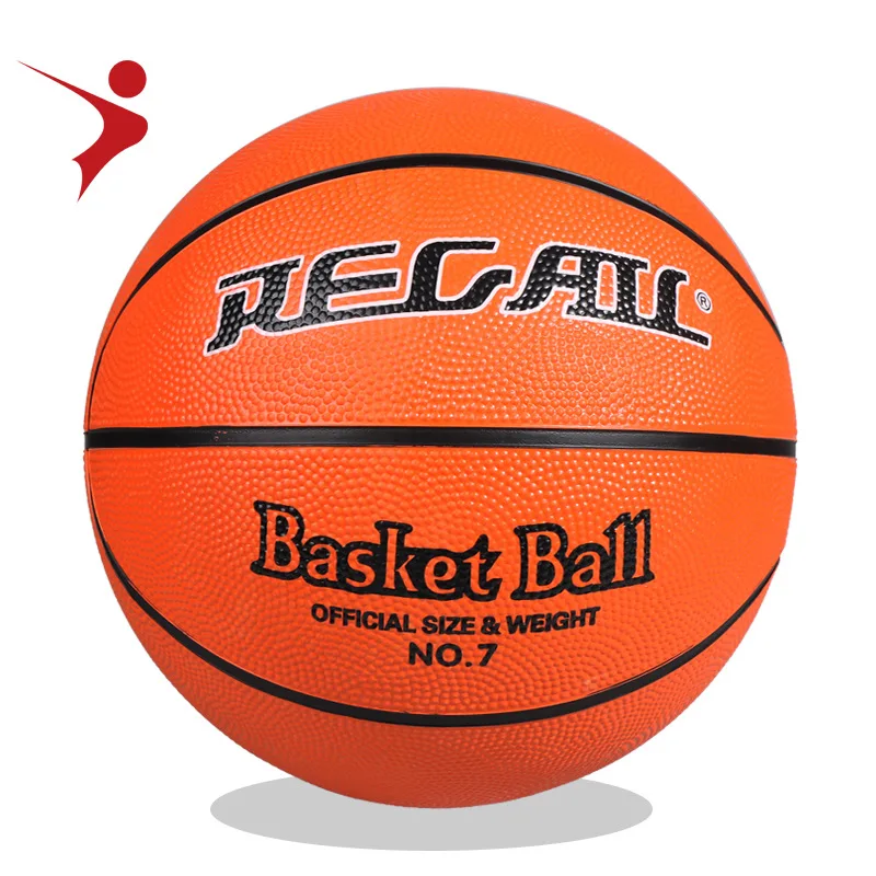 Resistant Training Basketball Standard Orange Rubber Rubber Basketball Training Ball rubber size 5 size 7